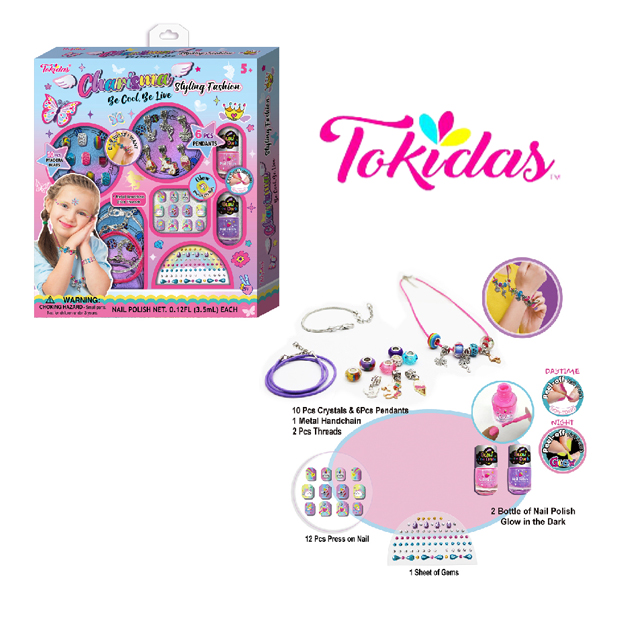 SET FASHION PULSERAS Y UÑAS